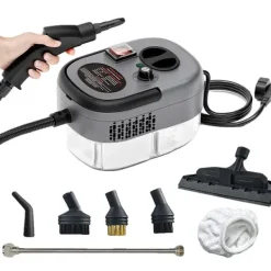 Damprenser, Høj Temperatur Ydeevne, Alsidig Rengøring,Grå, 220 V, EU Discount