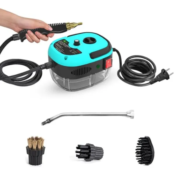 Damprensere>Damprenser, Højtryk, Bærbart Design,Blå, EU, Elektrisk