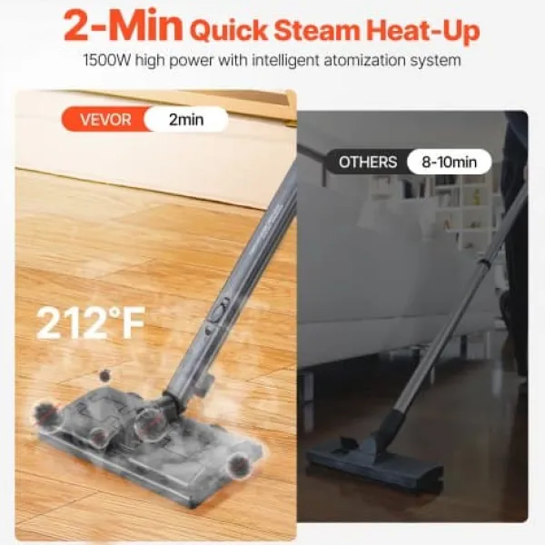 Damprensere>Damprenser, 400x280x260 mm, 88 oz tank, multifunktionel rengøringsenhed