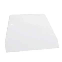 Køkkenskrabere>Dejskraber Multifunktionel fleksibel skålskraber Plast Dejskærer bænkskraber med hængende hul til køkken