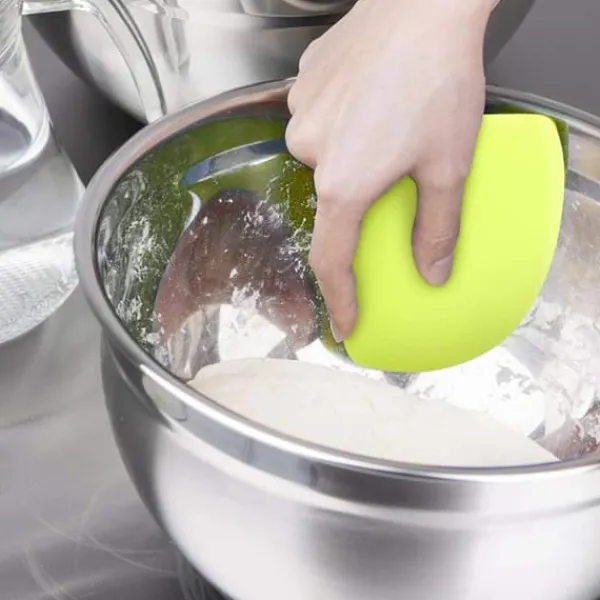 Dejskrabersæt Multifunktionelle plastikkageskrabere Sæt Lige buede tandskrabere Outlet