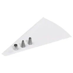 Tala Udstyr Til Kagedekoration>Dekorationsset - Stjärna, Löv, gräs tyll med spritspåse