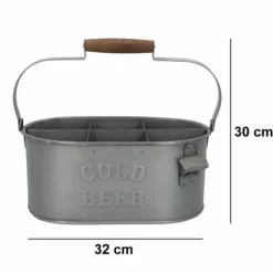 Dekorativ kurv Aktive 35,5 x 16 x 19,5 cm Flaskereol (6 enheder) Online