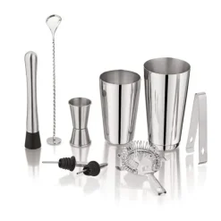 9-delt cocktail bartender sæt. KINGHOFF KH-1708 Shaker Online