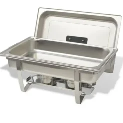 4-delt fyrfadesæt i rustfrit stål - Ideelt til catering og arrangementer | Farve: Stål | Størrelse: Standard gastronome mål Online