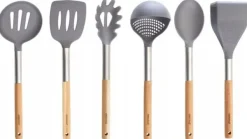 6-delt sæt Kinghoff KH-1325 akacie køkkenredskaber Discount