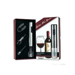 Proptrækker>Deluxe Elektrisk proptrækker set - 4 dele