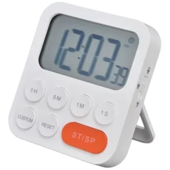 Æggeure>Digital Køkken Timer 3 Gear Justerbar Magnetisk Nedtælling Timer Madlavning Study Timer til soveværelse