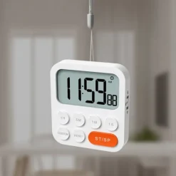 Æggeure>Digital køkkentimer med vækkeur