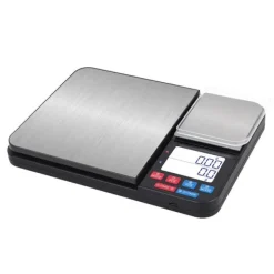 Digital køkkenvægt med dobbelte vejeplader 10 kg/1g og 500g/0,01g Hot
