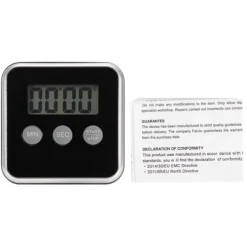 Æggeure>Digital Mini Timer Høj Alarm Magnetisk Køkken Madlavning Nedtælling