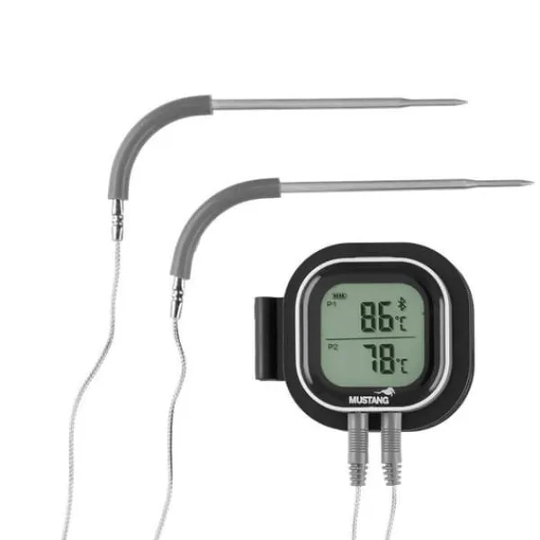 Mustang Digitalt grilltermometer med Bluetooth og dobbelte sensorer, -50 °C til +300 °C Discount