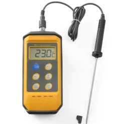 Køkkentermometre>Digitalt HACCP gastronomitermometer med sonde på kablet - Hendi 271407