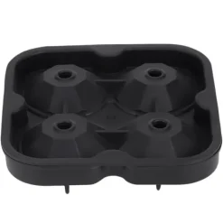 Isforme>DIY Diamant isterningform - 4 steder, sort