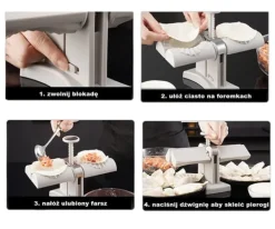 DOBBELT MASKINE TIL MADE PIEROGI E-6281 Clearance