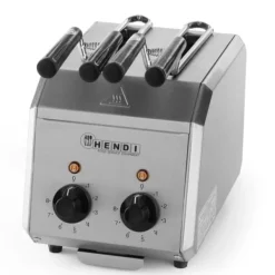 Brødristere, Raclettegrills Og Sandwichtoastere>Dobbelt sandwich brødrister med timer 1200W - Hendi 261163