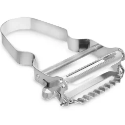 Dobbelt stål Julienne-skræller Køkkenkniv til grøntsager og frugter Online