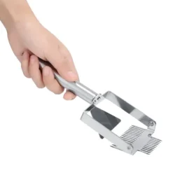 Dobbeltnål Rustfrit Stål Bikube Afdækningsgaffel Skraber Skovl Biavl Biavlerværktøj New