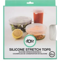 Dotz fleksible silikonelåg 6 stk. Discount