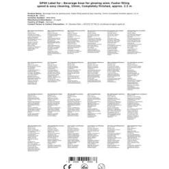 Drik slange hot beverage apparater - 10mm helt færdig, omkring 1,5 m Clearance