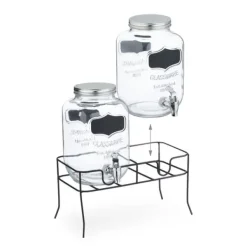 Drikkedispenser sæt, 37x33x24 cm, Klar