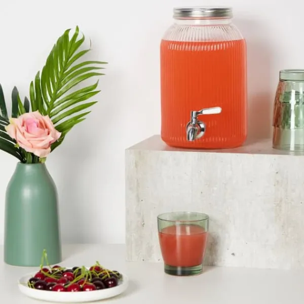 Drikkedispenser, 25,5x15x22 cm, Klar