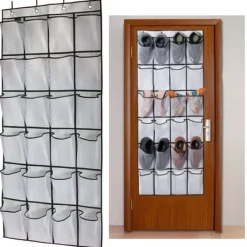 Dørophæng til skoopbevaring med 24 netlommer Outlet