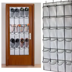 Dørophæng til skoopbevaring med 24 netlommer Outlet