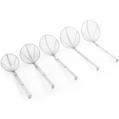 Dørslag, sigte til friturestegning i olie, rustfrit stål. 180 mm - Hendi 640500 Hot