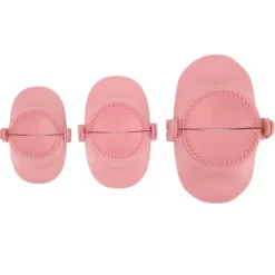 Køkkenforme>Dumpling Maker Sæt - 3 størrelser hvedehalm Empanadas presseform til køkkenmadlavning (Pink)