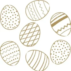 Papirservietter>Duni Servietter Gyldne Æg 3-lags 33x33cm