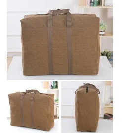 Ekstra stærke flytteposer til hjemmeflytning og opbevaring - Lærredsposer med stor kapacitet