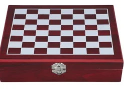 Elegant gavesæt: Læneflaske, shotglas, tragt og lommekniv Hot