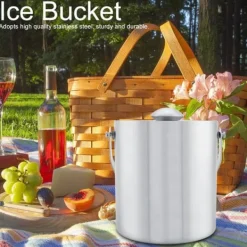 Elegant isspand i rustfrit stål til bryllupsfester (2L) New