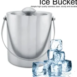 Elegant isspand i rustfrit stål til bryllupsfester (2L) New