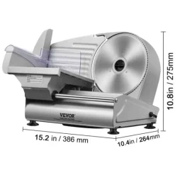 Elektrisk Deli Madskærer, 180W Effekt, Justerbar Tykkelseskæring,180w Hot