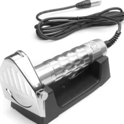 Elektrisk gyros kebabkniv med sliber og stativ 230 V 80 W - Hendi 267264 Outlet