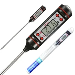 Køkkentermometre>ELEKTRISK KØKKENTERMOMETER MED SONDE TIL GRILLNING OG STEGNING AF KØD