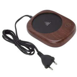 Elektrisk mugg varmare Snabbuppvärmning Automatisk Håll varm Träsäd Dryckeskopp varmare EU-kontakt AC100‑240V Discount