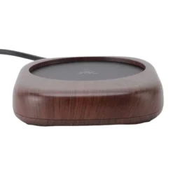 Elektrisk mugg varmare Snabbuppvärmning Automatisk Håll varm Träsäd Dryckeskopp varmare EU-kontakt AC100‑240V Discount