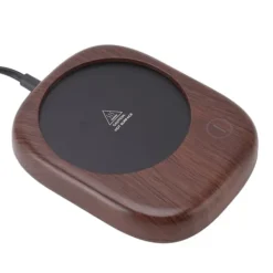 Elektrisk mugg varmare Snabbuppvärmning Automatisk Håll varm Träsäd Dryckeskopp varmare EU-kontakt AC100‑240V Discount