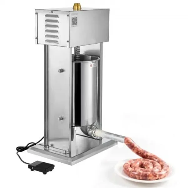 Jerky Pistol>Elektrisk pølsestopper, 12 L, 39x29,5x77 cm, rustfrit stål
