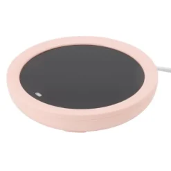 Elektrisk USB-kaffekrusvarmer til kontorbord - Pink krus varmeplade Gravity Switch 55°C Clearance