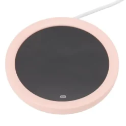Elektrisk USB-kaffekrusvarmer til kontorbord - Pink krus varmeplade Gravity Switch 55°C Clearance