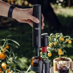 Elektrisk vinåbner med vakuumprop, folieskærer og hældetud Clearance