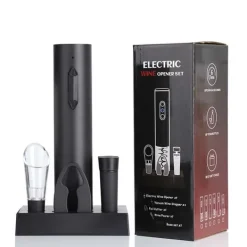 Elektrisk vinoplukker seks-delt sæt - genopladelig automatisk proptrækker med tilbehør Online