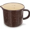 Målebægere & Måleskeer>Emaljeret krus med brunt målebæger BRUN 1,2 l