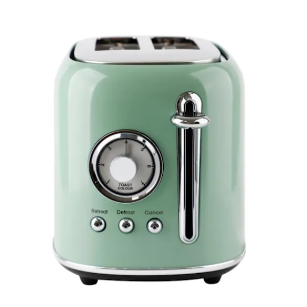 Emerio TO-133281 Brödrost Retro, Grön Hot