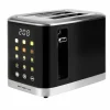 Brødristere, Raclettegrills Og Sandwichtoastere>Emerio TO-132743 Lyxig brödrost med digital display och touchkontroll