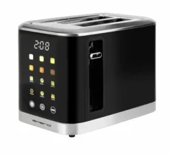 Brødristere, Raclettegrills Og Sandwichtoastere>Emerio TO-132743 Lyxig brödrost med digital display och touchkontroll